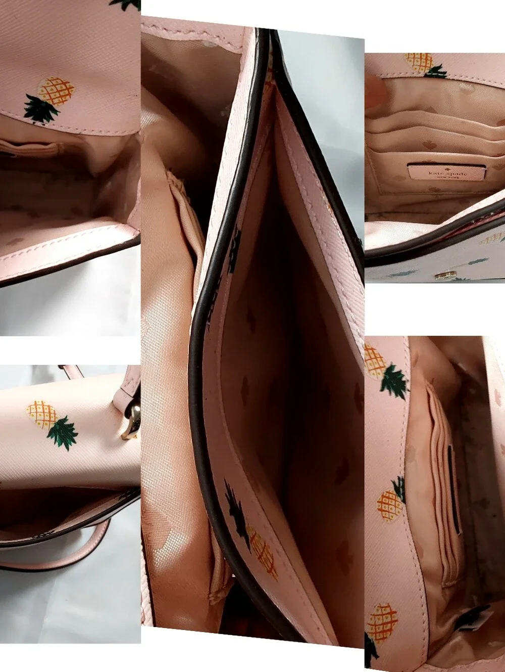 Kate Spade New York Staci Square Pineapple Printed  Bag